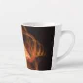 Lightworks Abstracte kunst Latte Mok (Rechts)
