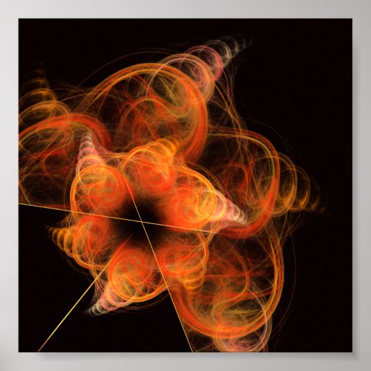 Lightworks Abstracte kunst Poster (Voorkant)