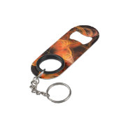 Lightworks Abstracte kunst Sleutelhanger Flessenopener (Achterkant Gekanteld)
