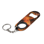 Lightworks Abstracte kunst Sleutelhanger Flessenopener (Voorkant Gekanteld)