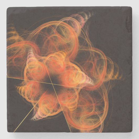 Lightworks Abstracte kunst Stenen Onderzetter (Voorkant)