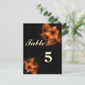 Lightworks Table Number Briefkaart (Staand voorkant)