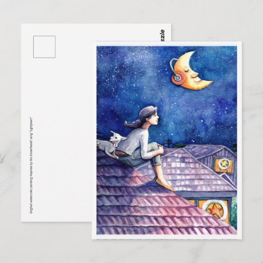 "Lightyears" - geïnspireerd op het Eraserheads-lie Briefkaart (Voorkant / Achterkant)