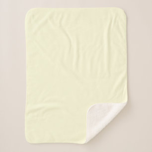 LightYellow Sherpa Deken