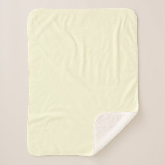 LightYellow Sherpa Deken (Voorkant)