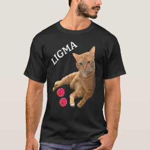 Ligma Joke Cat met speelgoed T-shirt