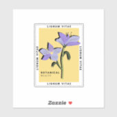 Lignum vitae paarse bloem sticker (Vel)