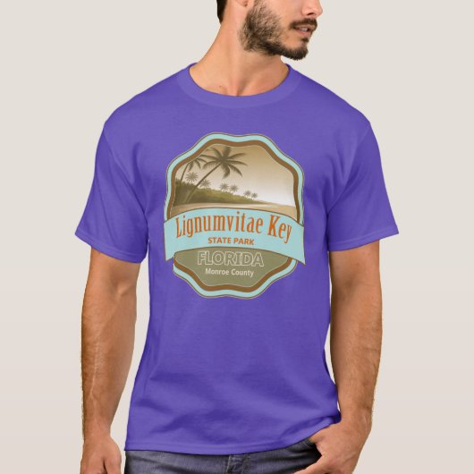 Lignumvitae Key Botanical State Park Monroe County T-shirt (Voorkant)