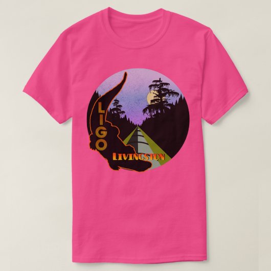 LIGO Livingston blauw T-shirt (Design voorkant)