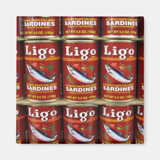 Ligo Sardine Can Magnet (Voorkant)