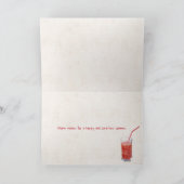 ligstoel bezinning in zonnebril kaart (Binnen)