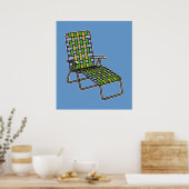 Ligstoel Chaise Longue Poster (Keuken)
