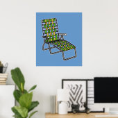 Ligstoel Chaise Longue Poster (Thuiskantoor)