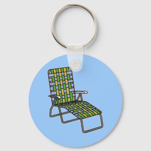 Ligstoel Chaise Longue Sleutelhanger (Voorkant)