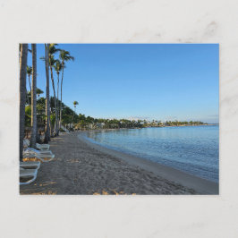 Ligstoel, strand ansichtkaart briefkaart