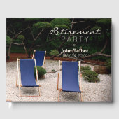 Ligstoelen Gepersonaliseerde Pensioen Gastenboek 1 (Voorkant)