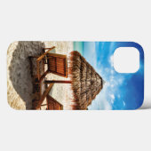 Ligstoelen op strand kussensloop Case-Mate iPhone case (Achterkant (horizontaal))
