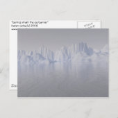 ligstro: de ijsbarrière briefkaart (Voorkant / Achterkant)