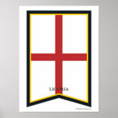 Liguria Italië Regio Poster (Voorkant)