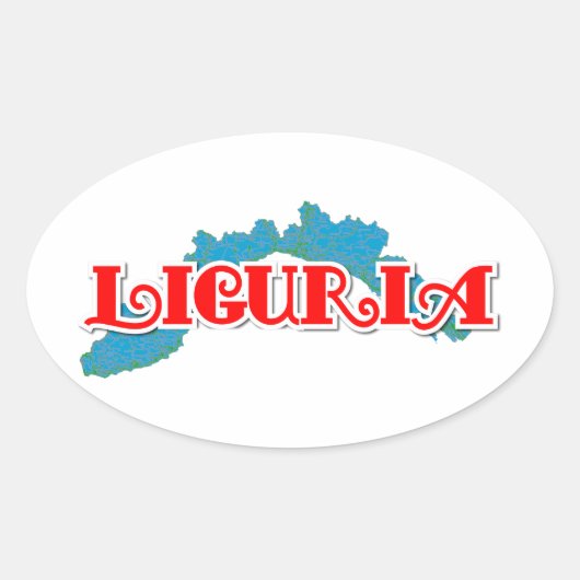 Liguria Ovale Sticker (Voorkant)