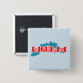 Liguria Vierkante Button 5,1 Cm (Voorkant /achterkant)