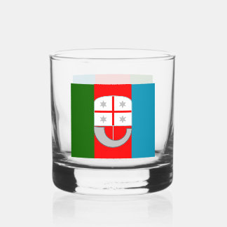Liguriaanse vlag (Italiaanse regio) Whisky Glas