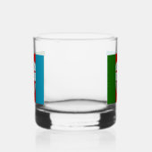 Liguriaanse vlag (Italiaanse regio) Whisky Glas (Rechts)