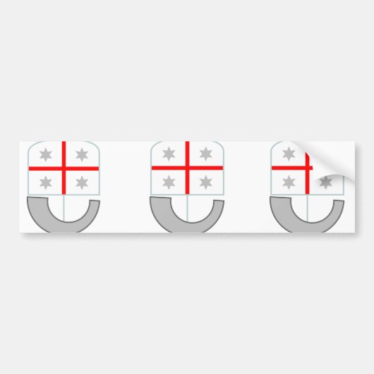 Ligurië, Italië Bumpersticker (Voorkant)