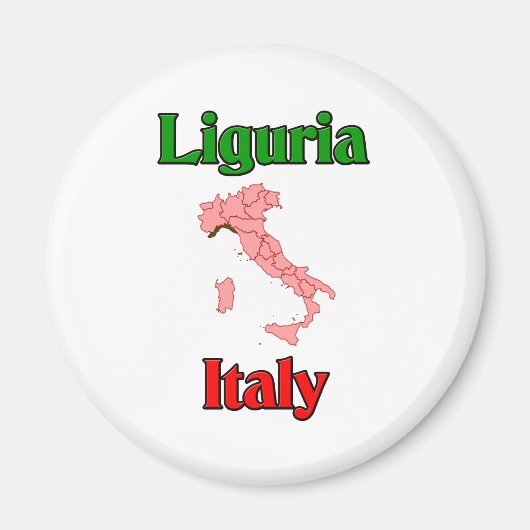 Ligurië Italië Magneet (Voorkant)