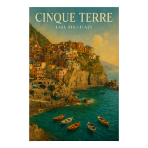 Ligurië — Italië reizen Perfect Poster