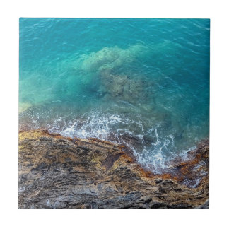 Ligurische golven (klein) tegeltje