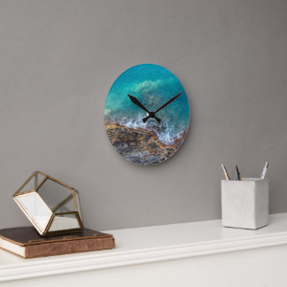 Ligurische golven ronde klok