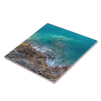 Ligurische golven tegeltje