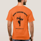 LIhoge spanning bij T-Shirt (Achterkant)