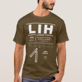 Lihue Airport LIH T-shirt (Voorkant)