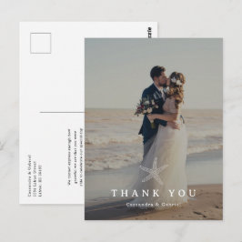 Lihue Huwelijksfoto Dankkaart Briefkaart