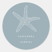 Lihue Wedding Classic Round Sticker (Voorkant)