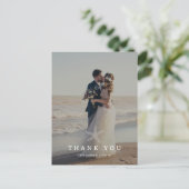 Lihue Wedding Foto Hartelijk dank Briefkaart (Staand voorkant)