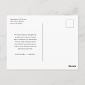 Lihue Wedding Foto Hartelijk dank Briefkaart (Achterkant)