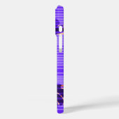 Lihule Hibiscus Stripe Hawaiian Case-Mate iPhone Case (Achterkant / Links)