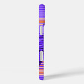 Lihule Hibiscus Stripe Hawaiian Case-Mate iPhone Case (Achterkant / Rechts)