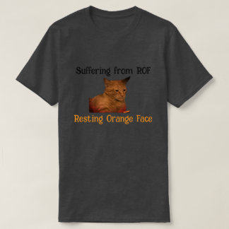 Lijden aan ROF (Resting Oranje Face) T-shirt
