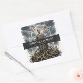 Lijden is optioneel — Epictetus Sticker (Envelop)