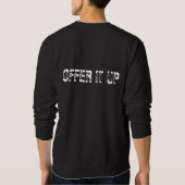 lijden? Zwart Sweatshirt II (Achterkant)