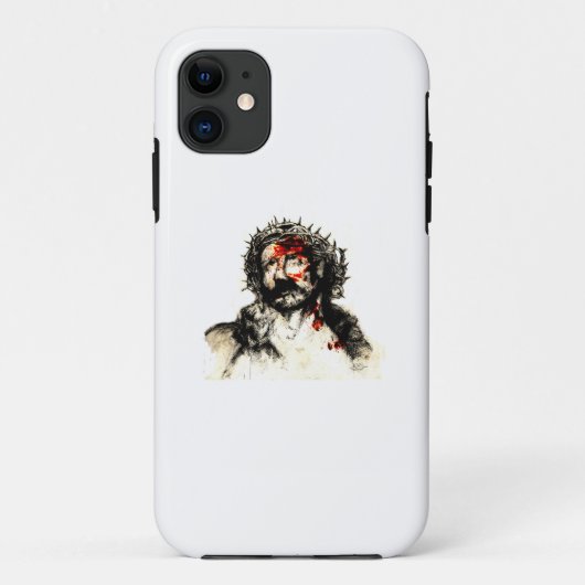 lijdende Jezus iPhone hoesje (Achterkant)