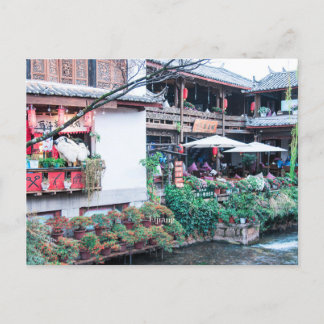 Lijiang, China, Kaart van de oude stad
