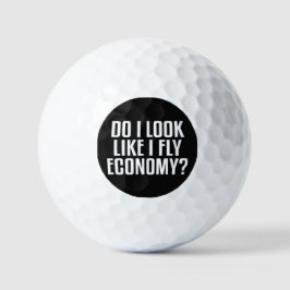 Lijk ik een economyreiziger Funny Quote Golfballen