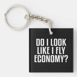 Lijk ik een Economyreiziger Funny Quote Sleutelhanger