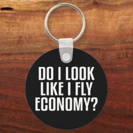 Lijk ik een Economyreiziger Funny Quote Sleutelhanger