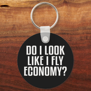 Lijk ik een Economyreiziger Funny Quote Sleutelhanger